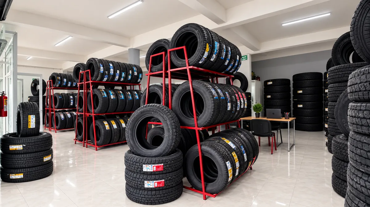 Inventario de llantas en sucursal